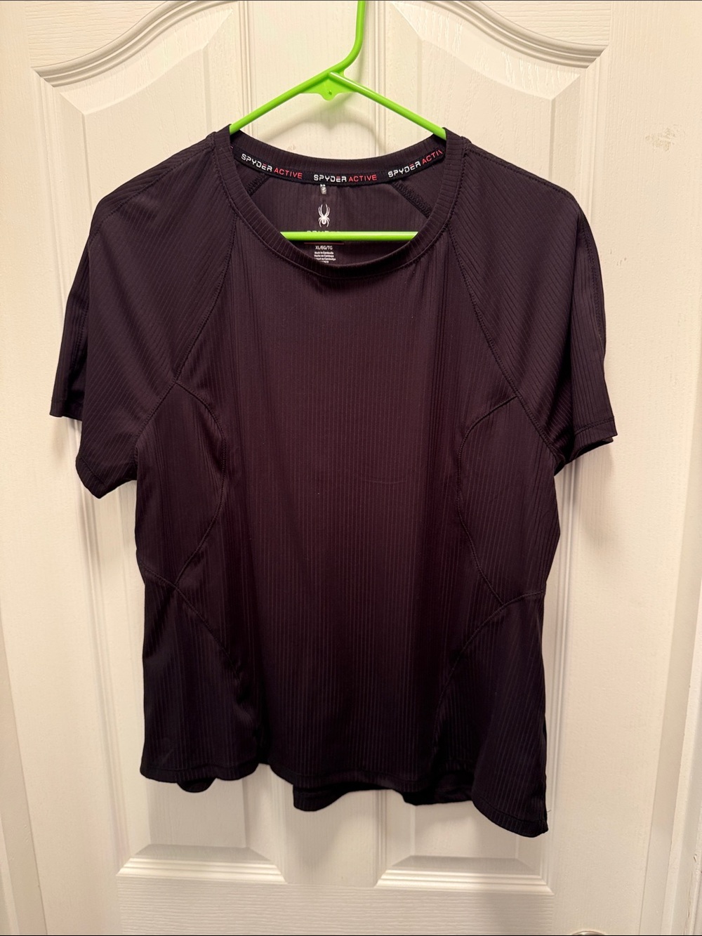 Spyder Black Short Sleeve Active Tee